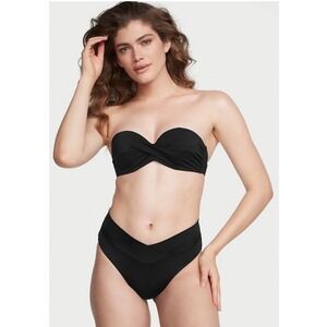 Old Navy Black Strapless Padded Bikini Top